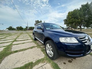 2004 Volkswagen Touareg I, синий, 1050000 рублей, вид 3