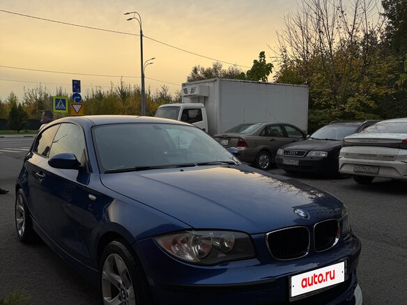 2008 BMW 1 серии 118i I (E81/E82/E87/E88) Рестайлинг, синий, 1200000 рублей