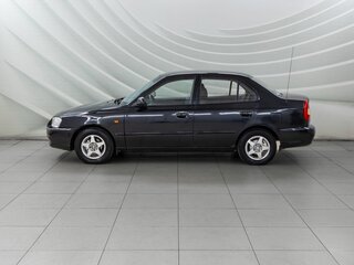 2008 Hyundai Accent ТагАЗ II, чёрный, 364000 рублей, вид 4