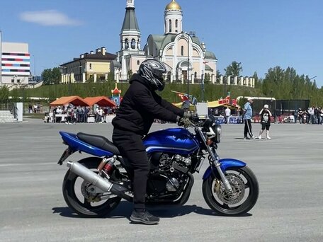 2001 Honda CB 400 Super Four, синий, 400000 рублей, вид 1