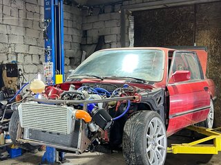 1988 BMW 3 серии 318i II (E30), красный, 500000 рублей, вид 1