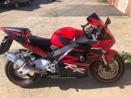 2002 Honda CBR 954RR Fireblade, красный, 500000 рублей, вид 4