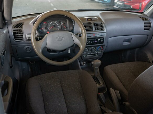 2008 Hyundai Accent ТагАЗ II, чёрный - вид 5