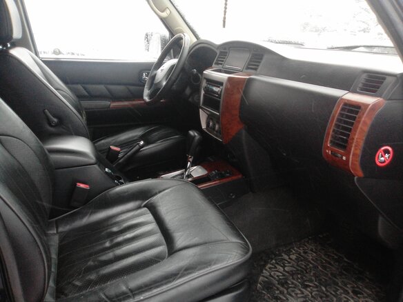 2007 Nissan Patrol V (Y61) Рестайлинг, чёрный - вид 8