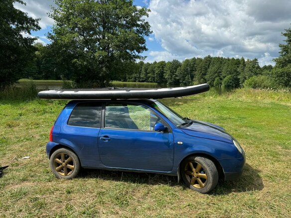1998 Volkswagen Lupo, синий, 344500 рублей - вид 1