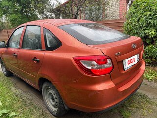 2014 Lada (ВАЗ) Granta I, оранжевый, 650000 рублей, вид 5