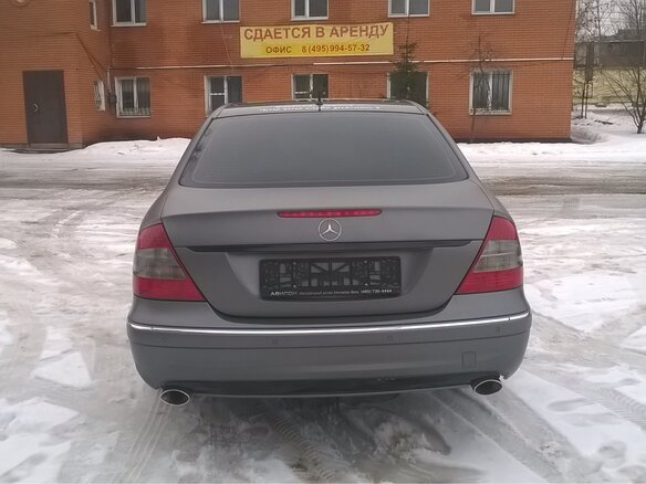 2008 Mercedes-Benz E-Класс 500 III (W211, S211) Рестайлинг, серый - вид 3