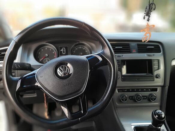 2013 Volkswagen Golf VII, белый - вид 10