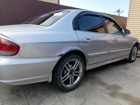 2002 Hyundai Sonata IV (EF) Рестайлинг, серебристый, 400000 рублей - вид 3