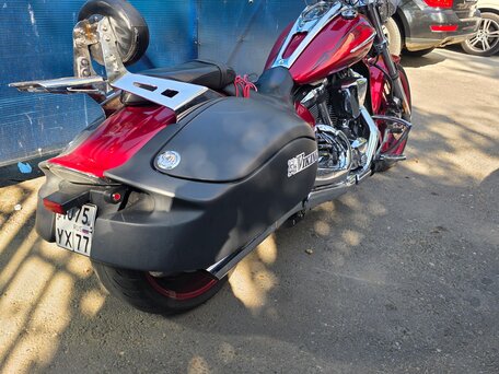 2008 Yamaha XV 1900, красный, 750000 рублей, вид 5