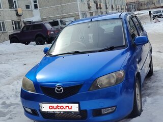 2003 Mazda Demio II (DY), синий, 350000 рублей, вид 3