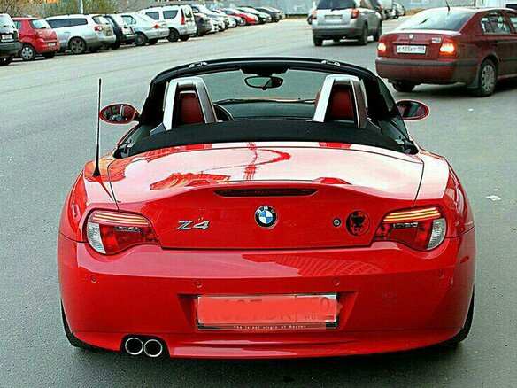 2007 BMW Z4 I (E85/E86) Рестайлинг, красный - вид 5