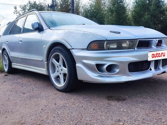 1996 Mitsubishi Legnum, серый, 420000 рублей - вид 3
