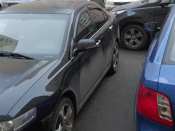 2004 Honda Accord VII, чёрный