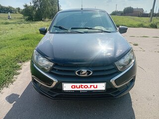 2020 Lada (ВАЗ) Granta I Рестайлинг, чёрный, 700000 рублей, вид 1