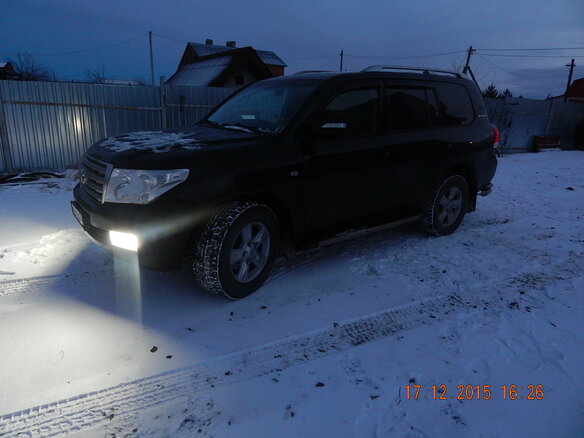 2011 Toyota Land Cruiser 200 Series, чёрный - вид 5
