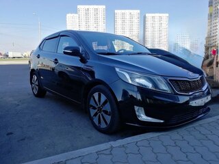 2012 Kia Rio 4-speed III, чёрный, 940000 рублей, вид 5