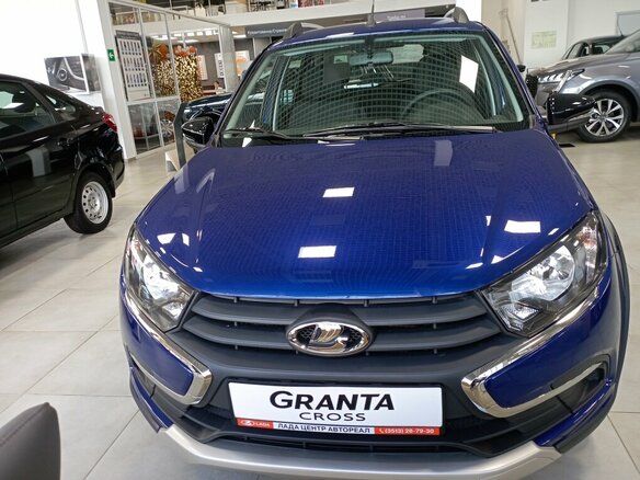 2026 Lada (ВАЗ) Granta Cross I Рестайлинг, синий, 1225000 рублей - вид 1