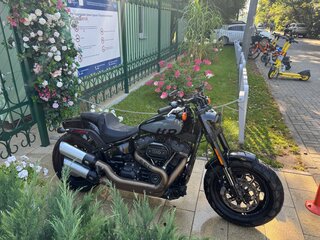 2022 Harley-Davidson Fat Bob, чёрный, 1499000 рублей, вид 1