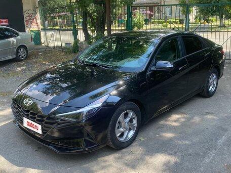 2021 Hyundai Elantra VII (CN7), чёрный, 1500000 рублей, вид 1