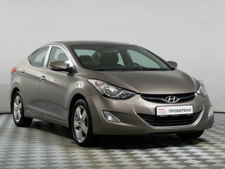2012 Hyundai Elantra V (MD), коричневый, 1060000 рублей, вид 3