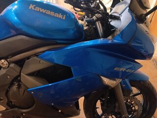 2009 Kawasaki Ninja 650, синий, 500000 рублей, вид 5