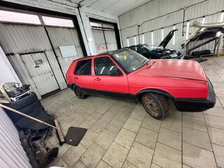1990 Volkswagen Golf II, красный, 60000 рублей, вид 1