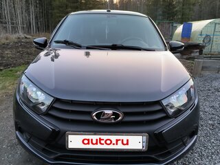 2024 Lada (ВАЗ) Granta I Рестайлинг, серый, 990000 рублей, вид 2