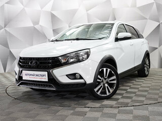 2019 Lada (ВАЗ) Vesta SW Cross I, белый, 991000 рублей, вид 1
