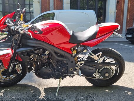 2011 Triumph Speed Triple, красный, 550000 рублей, вид 1