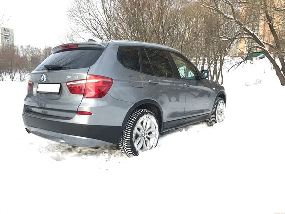 2012 BMW X3 28i xDrive II (F25), серебристый - вид 5