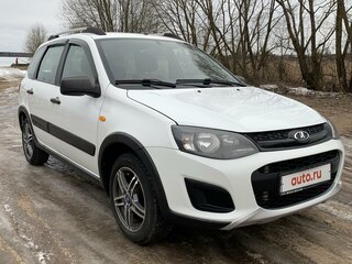 2015 Lada (ВАЗ) Kalina Cross II, белый, 650000 рублей, вид 2