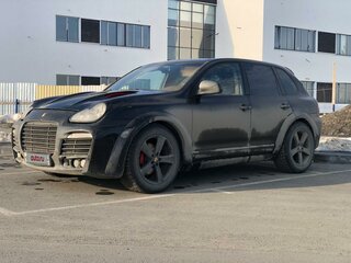 2006 Porsche Cayenne Turbo I (955), чёрный, 490000 рублей, вид 1