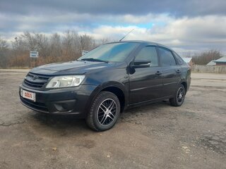 2014 Lada (ВАЗ) Granta I, чёрный, 650000 рублей, вид 2