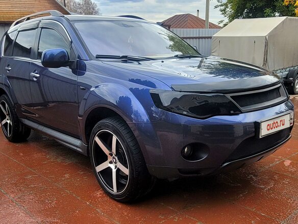 2008 Mitsubishi Outlander II, синий, 1250000 рублей