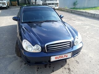 2006 Hyundai Sonata ТагАЗ IV (EF) Рестайлинг, синий, 300000 рублей, вид 2