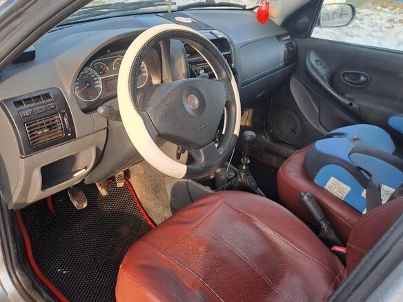 2009 Fiat Albea I Рестайлинг, серый, 330000 рублей - вид 5