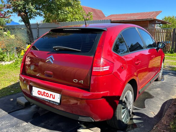 2009 Citroen C4 I Рестайлинг, красный - вид 1