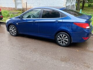 2015 Hyundai Solaris I Рестайлинг, синий, 950000 рублей, вид 5