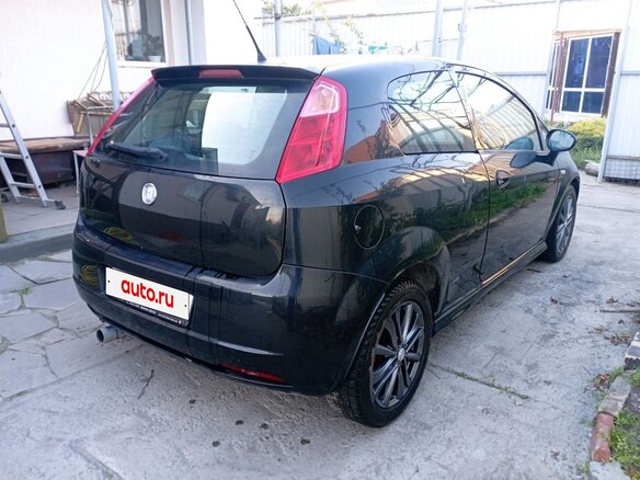 2008 Fiat Punto III Grande Punto, чёрный, 418000 рублей - вид 6