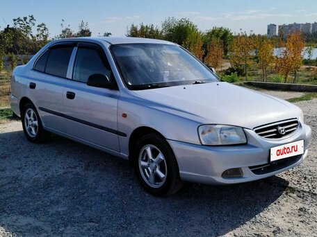 2006 Hyundai Accent ТагАЗ II, серебристый, 400000 рублей, вид 4
