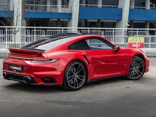2020 Porsche 911 Turbo S VIII (992), красный, 19990000 рублей, вид 4