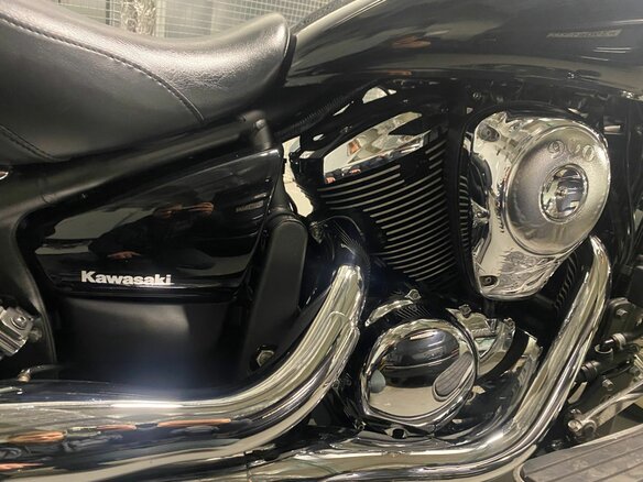 2011 Kawasaki VN900 Vulcan, чёрный, 680000 рублей - вид 9
