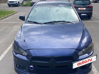 2008 Mitsubishi Lancer X, синий, 699999 рублей, вид 3