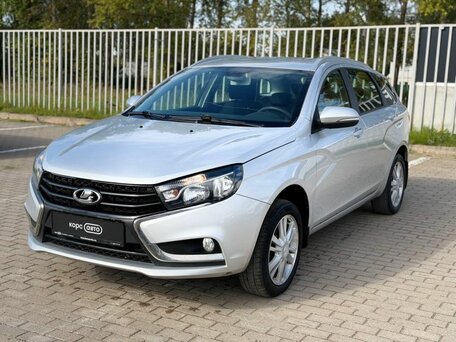 2018 Lada (ВАЗ) Vesta SW I, серебристый, 927000 рублей, вид 3