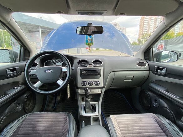 2010 Ford Focus II Рестайлинг, синий, 370000 рублей - вид 13