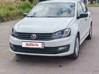 2019 Volkswagen Polo V Рестайлинг, белый, 1200000 рублей, вид 2
