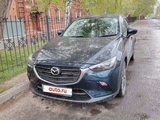 2019 Mazda CX-3 I Рестайлинг, синий, 1750000 рублей, вид 2