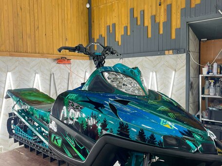 2010 Arctic Cat M-Series, зелёный, 999000 рублей, вид 2