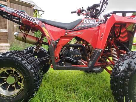2022 Wels Thunder 125, красный, 99999 рублей, вид 5